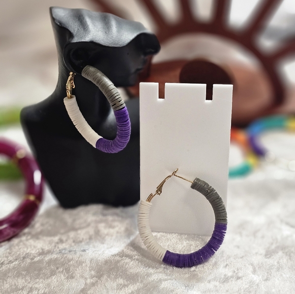 Heide bead loop earing - Picture 6 of 13